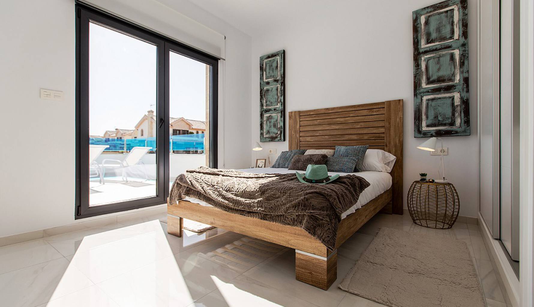 Bedroom | New Build properties for sale in Bigastro, Alicante