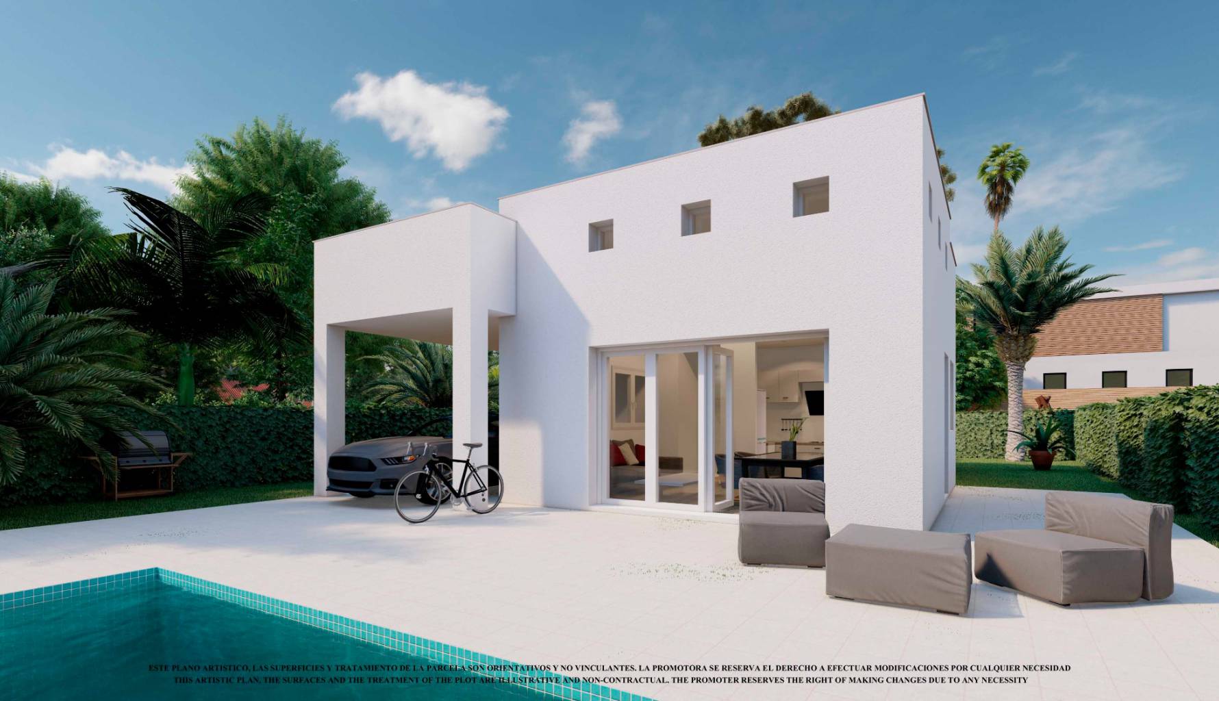 Nueva construcción  - Casa semi-adosada - Los Alcázares - Torre del Rame